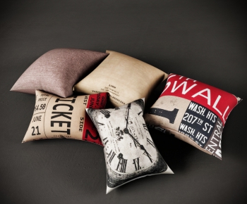 Modern Industrial Style Pillow-ID:653317474