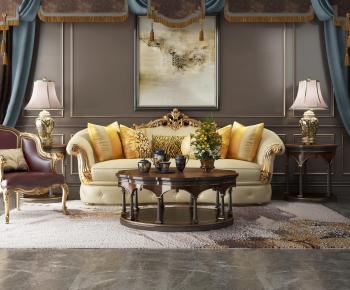 French Style Sofa Combination-ID:889145956