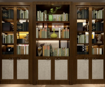 New Chinese Style Bookcase-ID:710119137