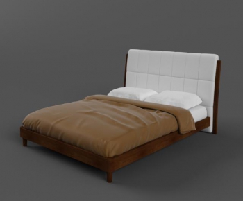 Modern Double Bed-ID:654228427
