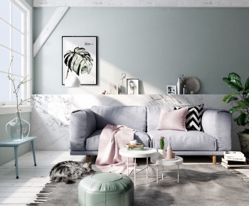 Nordic Style Sofa Combination-ID:145576234