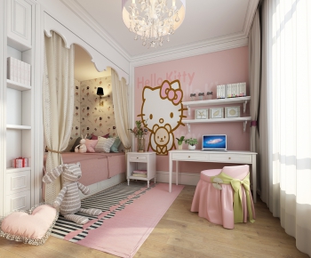 American Style Girl's Room Daughter's Room-ID:897576838