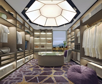 Post Modern Style Clothes Storage Area-ID:187526478