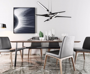Nordic Style Dining Table And Chairs-ID:783025514