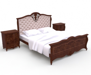 European Style Double Bed-ID:505514362