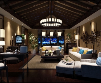 Southeast Asian Style A Living Room-ID:397916436