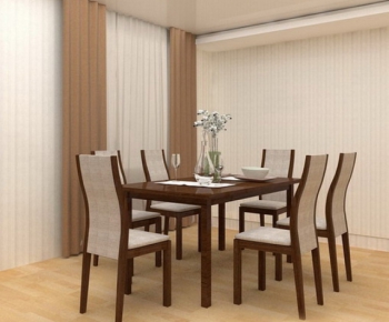 Modern Dining Table And Chairs-ID:948213691