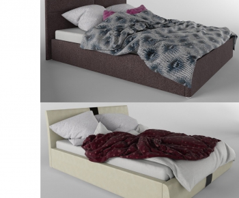 Modern Double Bed-ID:994297442