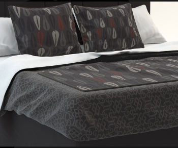 Modern Double Bed-ID:551301886