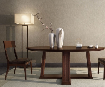 Modern New Chinese Style Dining Table And Chairs-ID:662970532
