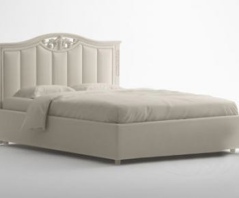 Simple European Style Double Bed-ID:528540696