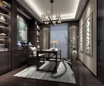 New Chinese Style Study Space-ID:210475783