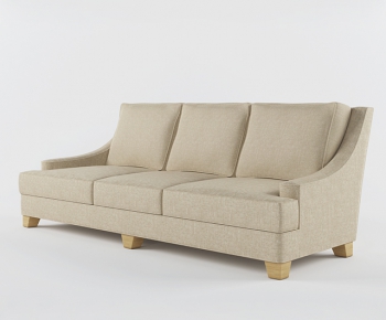 Modern American Style Three-seat Sofa-ID:389148493
