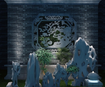 New Chinese Style Courtyard/landscape-ID:899304671