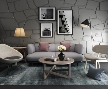 Modern A Living Room-ID:962928156