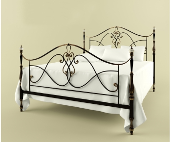 European Style Double Bed-ID:785942766