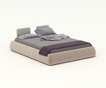 Modern Double Bed-ID:698207859