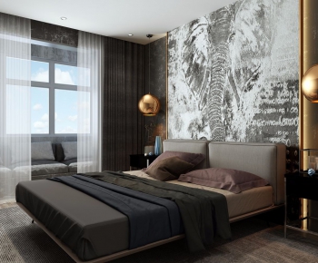 Modern Nordic Style Bedroom-ID:450806181