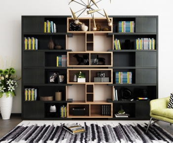 Modern Nordic Style Bookcase-ID:336428881