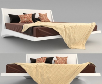 Modern Double Bed-ID:314687118