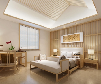 Japanese Style New Chinese Style Bedroom-ID:989570815
