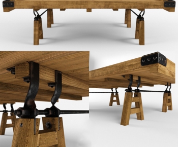 Industrial Style Table-ID:476757711