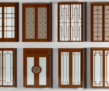 New Chinese Style Door-ID:134925867