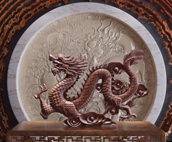 Chinese Style Sculpture-ID:594852983