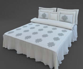 Modern Double Bed-ID:414215633