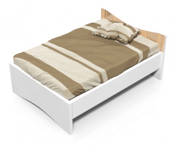 Modern Double Bed-ID:734510972