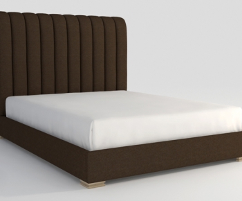 Modern Double Bed-ID:676936328