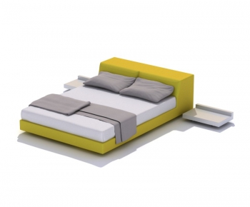 Modern Double Bed-ID:229281664