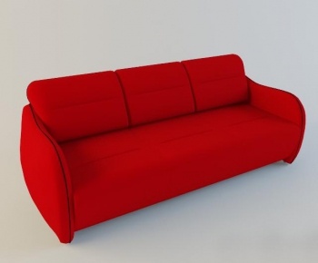 Modern Three-seat Sofa-ID:537914319