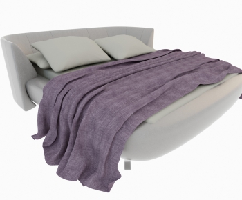 Modern Double Bed-ID:688467135