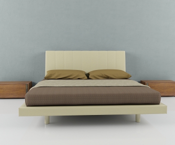 Modern Double Bed-ID:624085925