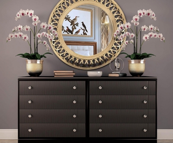 Modern New Chinese Style Side Cabinet/Entrance Cabinet-ID:413259131