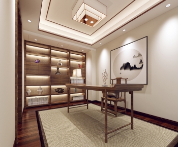 New Chinese Style Study Space-ID:914391585