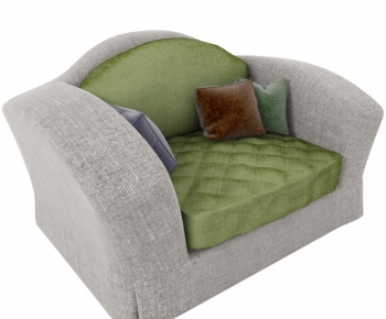 European Style Single Sofa-ID:673975354