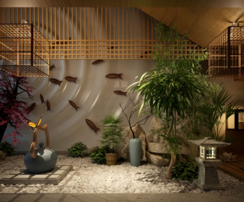 Modern New Chinese Style Courtyard/landscape-ID:531896953
