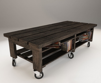 Industrial Style Coffee Table-ID:655883279