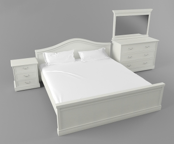 European Style Double Bed-ID:847404138