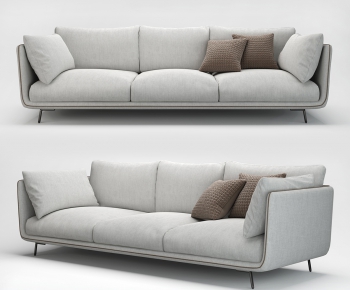 Modern Three-seat Sofa-ID:707598516