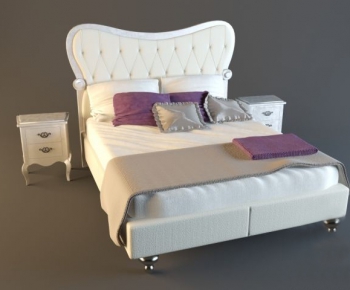 New Classical Style Double Bed-ID:486228172