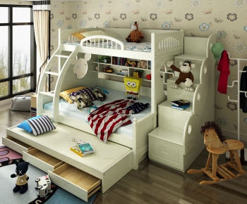 Nordic Style Child's Bed-ID:985625729