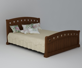 European Style Double Bed-ID:571307785