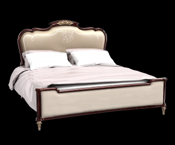 European Style Double Bed-ID:653601886
