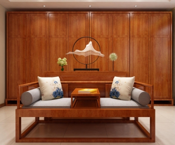 New Chinese Style A Sofa For Two-ID:903986682