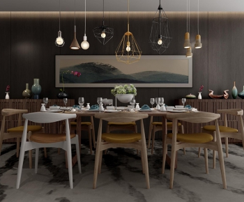 Modern Nordic Style Dining Room-ID:605625464