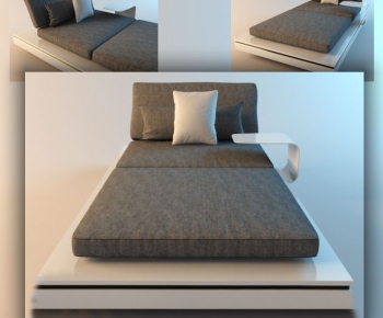 Modern Single Bed-ID:127805793