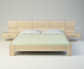 Modern Double Bed-ID:429255856